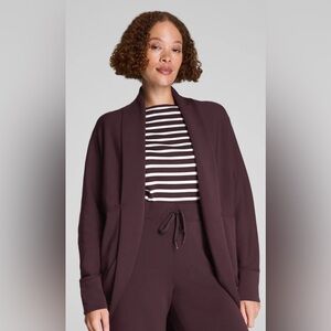 NWT SPANX Truffle Brown Cocoon Cardigan